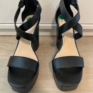 Jessica Simpson Black Wedges